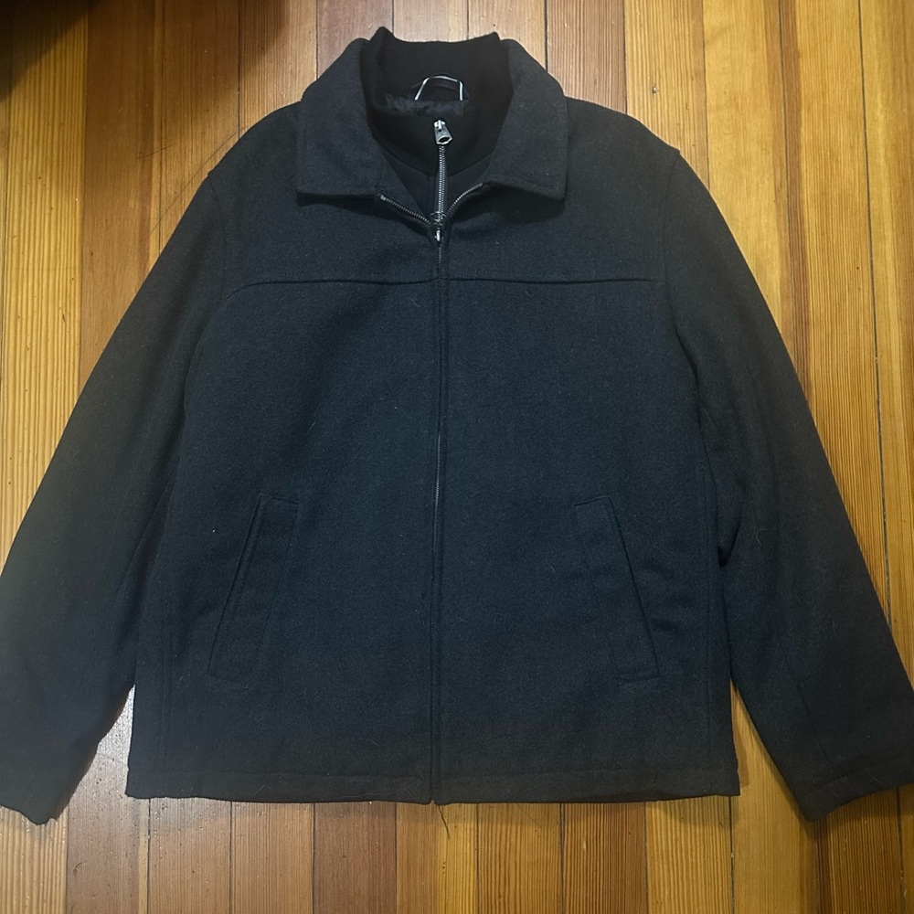 Dockers Quilt-lined 2 zipper insulated peacoat